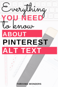 how to use pinterest alt text