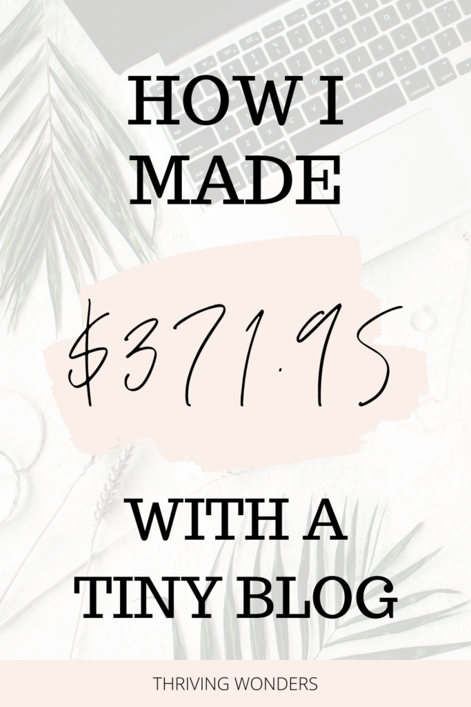first blog income report January 2021- make money blogging
